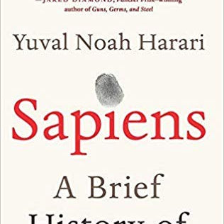Cover of Sapiens: A Brief History of Humankind by Yuval Noah Harari